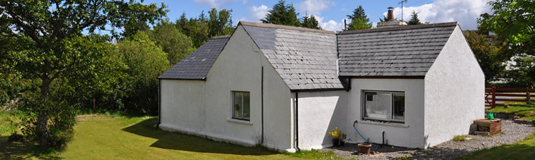 The exterior of Burnside Cottage